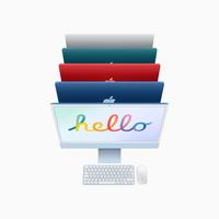 Фото Моноблок APPLE iMac MGTF3RU/A, 24", Apple M1, 8ГБ, 256ГБ SSD, Apple, macOS, серебристый. Интернет-магазин Vseinet.ru Пенза