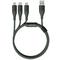 Фото № 1 Кабель XIAOMI Solove DW2, USB A(m), Lightning (m), micro USB B (m), USB Type-C (m), 1.2м, зеленый [dw2 green]