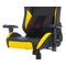 Фото № 10 Кресло игровое Zombie HERO CYBERZONE PRO черный/желтый искусственная кожа с подголов. крестовина пластик