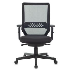 Фото Кресло БЮРОКРАТ MC-611N, на колесиках, сетка/ткань, черный [mc-611n/b/418b]. Интернет-магазин Vseinet.ru Пенза