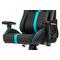 Фото № 38 Кресло игровое A4TECH X7 GG-1200, на колесиках, искусственная кожа, черный/голубой
