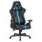 Фото № 42 Кресло игровое A4TECH X7 GG-1200, на колесиках, искусственная кожа, черный/голубой