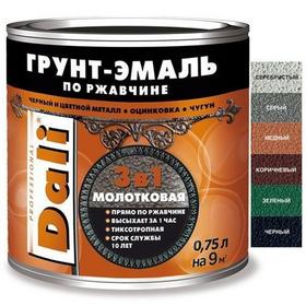 Фото МОЛОТКОВАЯ грунт-эмаль по ржавчине (10 л.) черный "Рогнеда". Интернет-магазин Vseinet.ru Пенза