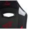 Фото № 5 Кресло игровое Zombie HERO BATTLEZONE черный/красный искусственная кожа с подголов. крестовина пластик