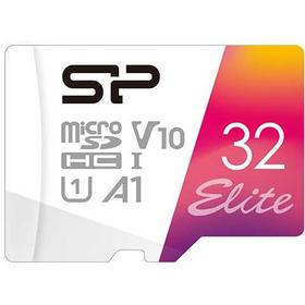 Фото Флеш карта microSDHC 32Gb Class10 Silicon Power SP032GBSTHBV1V20SP Elite + adapter. Интернет-магазин Vseinet.ru Пенза