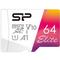 Фото № 3 Флеш карта microSDXC 64Gb Class10 Silicon Power SP064GBSTXBV1V20SP Elite + adapter
