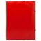 Фото № 1 Упаковка папок на резинке BURO -PRB04RED, A4, 15мм корешок, пластик, 0.5мм, красный