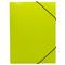 Фото № 0 Папка на резинке БЮРОКРАТ Double Neon DNE510YELBL, A4, 30мм корешок, пластик, 0.5мм, желтый