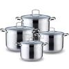 Фото Набор кастрюль KELLI KL-4207 / 8 предметов / нержавеющая сталь. Интернет-магазин Vseinet.ru Пенза