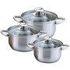 Фото Набор кастрюль KELLI KL-4201 / 6 предметов / нержавеющая сталь. Интернет-магазин Vseinet.ru Пенза