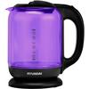 Фото Электрочайник Hyundai HYK-G5809, черный с фиолетовым. Интернет-магазин Vseinet.ru Пенза