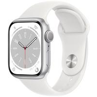 Фото Смарт-часы Apple Watch Series 8, 41мм, серебристый/белый. Интернет-магазин Vseinet.ru Пенза