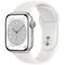 Фото № 0 Смарт-часы Apple Watch Series 8, 41мм, серебристый/белый