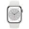 Фото № 0 Смарт-часы Apple Watch Series 8, 45мм, серебристый / белый