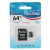 Фото Карта памяти SmartBuy micro SDHC 64Гб, Class 10, адаптер SD(SB64GBSDCL10-01). Интернет-магазин Vseinet.ru Пенза