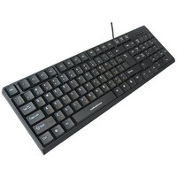 Клавиатура NAKATOMI KN-03U проводная, USB, черная. Интернет-магазин Vseinet.ru Пенза