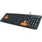 Фото № 4 Клавиатура Dialog KS-020U черная с оранжевым проводная, USB, 