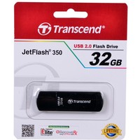 Флешка Transcend JetFlash 350 32Гб, USB 2.0, черная (TS32GJF350). Интернет-магазин Vseinet.ru Пенза