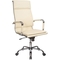 Фото № 21 Кресло руководителя БЮРОКРАТ Ch-993, на колесиках, кожзам, слоновая кость [ch-993/ivory]