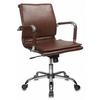 Фото Кресло руководителя БЮРОКРАТ Ch-993-Low, на колесиках, кожзам, коричневый [ch-993-low/brown]. Интернет-магазин Vseinet.ru Пенза