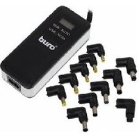 Адаптер AC Buro BUM-0065A90 Auto/90W/15V-20V/11 connectors/2A USB Port/LCD. Интернет-магазин Vseinet.ru Пенза