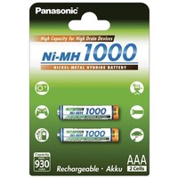 Аккумулятор AAA Panasonic 2BPBK-4HGAE/2BE, Ni-MH, 1000 mAh, 1.2 V (в упаковке 2 шт., цена за 1 шт.). Интернет-магазин Vseinet.ru Пенза