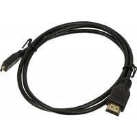Фото Кабель HDMI Ver.1.4 Black jack HDMI19 (m)/HDMImicro (m) 1м Позолоченные контакты. Интернет-магазин Vseinet.ru Пенза