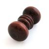 Фото Ручка-кнопка деревянная классика большая лак темная. Интернет-магазин Vseinet.ru Пенза