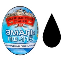 Эмаль ПФ-115 (Черная 0.8 кг "ЦАРИЦЫНСКИЕ КРАСКИ"). Интернет-магазин Vseinet.ru Пенза