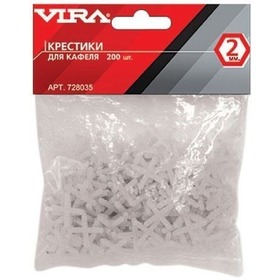 728038 Крестики для кафеля VIRA 4мм, 200шт. Интернет-магазин Vseinet.ru Пенза Фото 728038 Крестики для кафеля VIRA 4мм, 200шт. Интернет-магазин Vseinet.ru Пенза