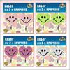 Фото Набор крючков "Улыбка-Сердце" 2шт SM27-42 (МультиДом). Интернет-магазин Vseinet.ru Пенза