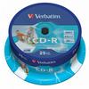Фото Диск CD-R Verbatim 700Mb 52x Cake Box Printable 25шт. (43439). Интернет-магазин Vseinet.ru Пенза