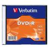 Фото Диск DVD-R Verbatim 4.7Gb 16x Slim Case (1шт) (20) (43547). Интернет-магазин Vseinet.ru Пенза