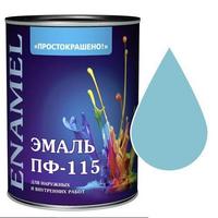 Фото Эмаль "Простокрашено!" голубая БАУ 2,7кг. Интернет-магазин Vseinet.ru Пенза